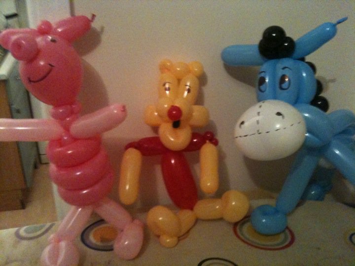 winnie the poo, eeyore, piglet